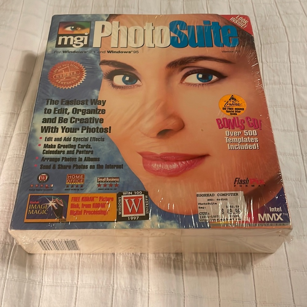 MGI photo Sweet version 8.0 software for windows 3.1 and windows 95 brand new